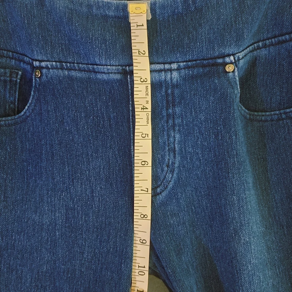 Belle By Kim Gravel Flexibelle #A460167 Curve Belle Twilight Wash Jeans Sz 14 - Picture 7 of 12